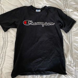 champion embroidered tee